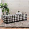 Contemporary Storage Ottoman With Seating And Storage - Black - Image 4