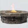 Outdoor Fire Pit Table - Acacia Wood - Image 4