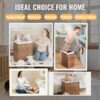 Laundry Hamper With Lid PE Rattan Powder Coating Frame Clothes Hampers With 2 Removable Bags, 100L - Brown - Image 14