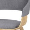 Lowell - Bentwood Dining Chair - Light Gray / Light Brown - Image 9