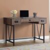Computer Desk For Home Office, Laptop, Storage Drawers, Transitional - Brown - Image 10