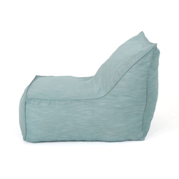 Ettie - Modern 3 Ft. Water Resistant Fabric Bean Bag Chair - Teal