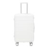 Set 3 Pieces 20" / 24" / 28" Abs Spinner Wheel Luggage, Matching Color, With Combination Lock - White - Image 26