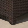 Puerta - Loveseat Outdoor Seating With Water Resistant Cushions - Dark Brown - Image 6