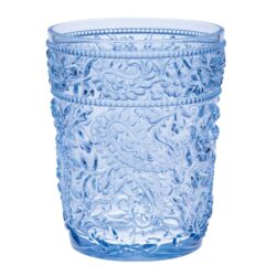 Paisley - Acrylic Glasses Drinking (Set of 4), Bpa Free, 13Oz - Blue