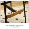 Modern Bar Stools Comfortable & Stylish Counter Height And Bar Height Bar Stools, Soft Fabric Upholstered, Backless For Kitchen (Set of 2) - Green - Image 9