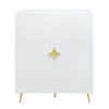 Gaines - High Gloss Accent Cabinet - White - Image 2
