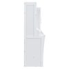 Queen Size Murphy Wall Bed With Closet And Drawers - White - Image 4