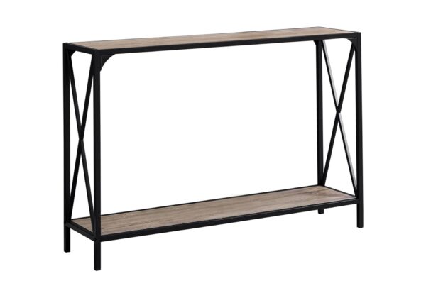 Accent Console Table For Entryway, Versatile Placement - Taupe