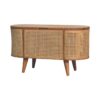 Larrisa - Rounded Lid Up Blanket Box - Oak - Image 5
