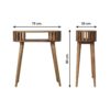 Ariella - Console Table - Oak - Image 9