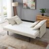 Elisea - Sleeper Sectional Sofa With 2 Toss Pillows - Beige - Image 8