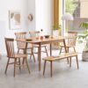 Dining / Table Bench For Living Room - Natural Oak - Image 5