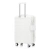 Set 3 Pieces 20" / 24" / 28" Abs Spinner Wheel Luggage, Matching Color, With Combination Lock - White - Image 27