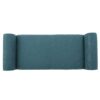 Hayes - Contemporary Armed Storage Bench With Rolled Arms - Teal - Image 7