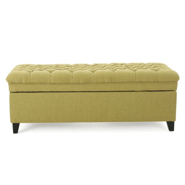Juliana - Storage Ottoman With Extra Seating - Green