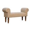 Boucle Bench - Cream - Image 5