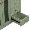 Bathroom Vanity With Two Soft Close Doors, Adjustable Shelves And Three Drawers - Green - Image 17