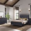King Open Panel Bed - Black - Image 6