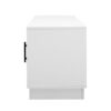 Modern Minimalist TV Stand For TVs Up To 75", Entertainment Center Media Console Cabinet With Adjustable Shelves For Living Room - White - Image 24