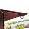 13 X 10 Ft Patio Gazebo Tent With Ventilated Double Roof And Mosquito Net - Brown - Image 15
