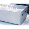 Propane Outdoor Fire Pit Table - Cream White - Image 3