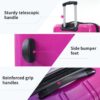 Hardshell Luggage Sets 3 Piece Gradient Color Expandable Suitcase With Spinner Wheels And Tsa Lock Lightweight 20" 24" 28" Available - Purple / Pink - Image 16