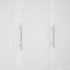 Full Size Murphy Wall Bed With Shelves And LED Lights - White - Image 13