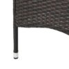 Clementine - Outdoor Wicker Dining Chairs Set With Water Resistant Cushions (Set of 2) - Brown Multi - Image 13