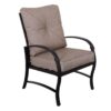 Modern Dining Chair With Back And Seat Cushion (Set of 2) - Antique Bronze - Image 5