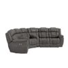 Siena - Power Reclining Sectional - Gray - Image 2