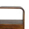 Curved Edge Nightstand - Chestnut - Image 8