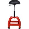 Pneumatic 360 Degree Swivel Stool, Mechanics Rolling Creeper Seat, Heavy Duty Mechanics Stool - Red - Image 9