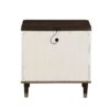 Carena - Night Stand With USB - White / Walnut - Image 3