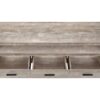 TV Stand, Console, Media Entertainment Center, Storage Drawers, Elegant Design - Taupe - Image 5