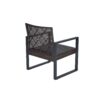 Modern 4 Piece Patio Furniture Set With Acacia Wood Table Top And Beige Cushions - Brown - Image 24