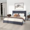Bailey - King Bed - Dark Gray - Image 9