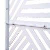 Outdoor & Indoor Privacy Screen Metal Privacy Screen, Freestanding Decorative Privacy Screen For Deck Balcony Patio, Privacy Fence Panels - White - Image 5