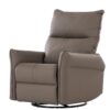 29.92" 270 Power Swivel Rocker Recliner Chair, Electric Glider Reclining Sofa With USB Ports, Power Swivel Glider, Rocking Chair Nursery Recliners For Living Room Bedroom - Brown - Image 17