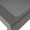 Contemporary Cape Coral Side Table With Frosted Glass Top - Gray - Image 9