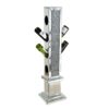 Crushed Diamond Floating Mirrored Wine Bottle Holder - Silver - Image 7