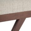 Chanelle - Mid Century Ottoman Bench - Platinum - Image 7
