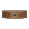 Wall Mounted Rounded Nightstand - Oak - Image 2
