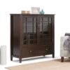 Connaught - Tall Storage Cabinet - Dark Chestnut Brown - Image 8