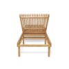 Nadine - Stylish Chaise Lounge Chair - Teak - Image 10