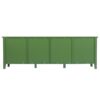 Stylish TV Cabinet, Entertainment CenterTV Stand, TVconsoletable, Media Console, Solidwood Frame, Changhong Glass Door, Metal Handle - Antique Green - Image 15