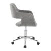 Margarite - Contemporary, Task Chair - Chrome / Gray - Image 2