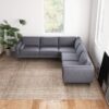 Amber - Sectional Corner Sofa - Gray - Image 7