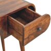 London - Arch Writing Desk - Dark Brown - Image 5