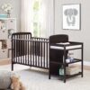 Ramsey - 3 In 1 Convertible Crib, Changer Combo - Espresso - Image 7